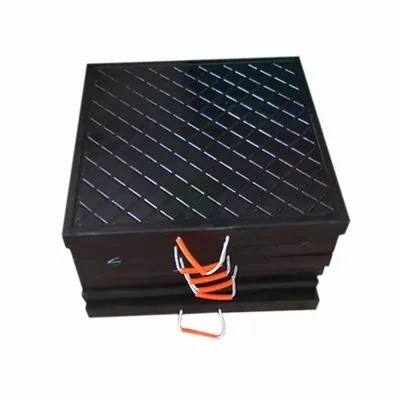 Almohadillas estabilizadoras para camión con pluma